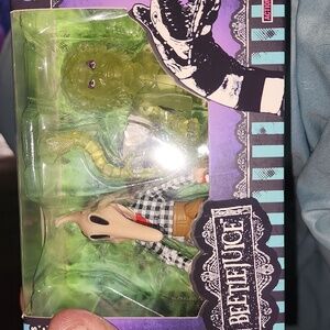 Loyal Subjects Beetlejuice  Vinyls Adam & Rare Clear Green Beetlejuice